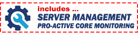 Managed and monitored Dedicated Servers